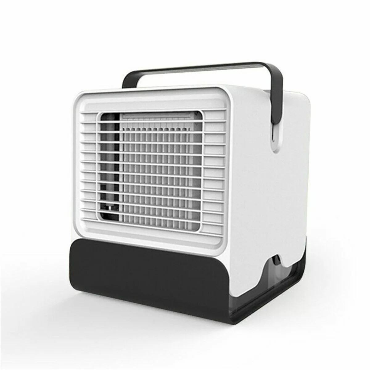 Compact Portable Air Conditioner Night Light Cooler Humidifier Purifier USB Desktop Fan