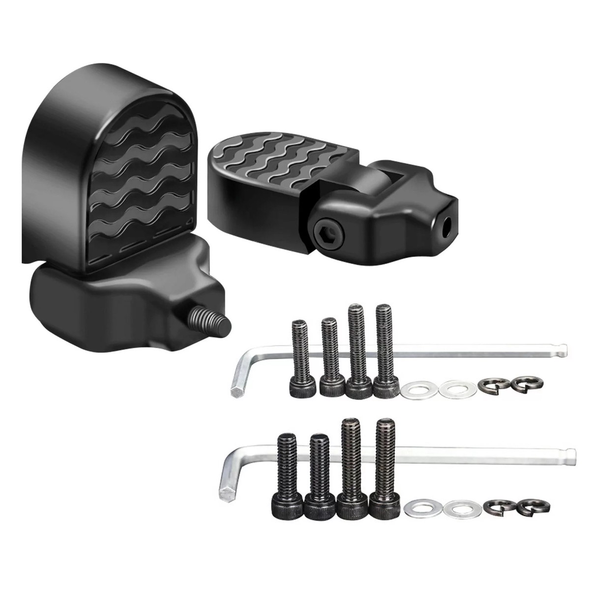 Electric Mountain Bike Rear Pedals 8211 Durable Bicycle Footrest Pair