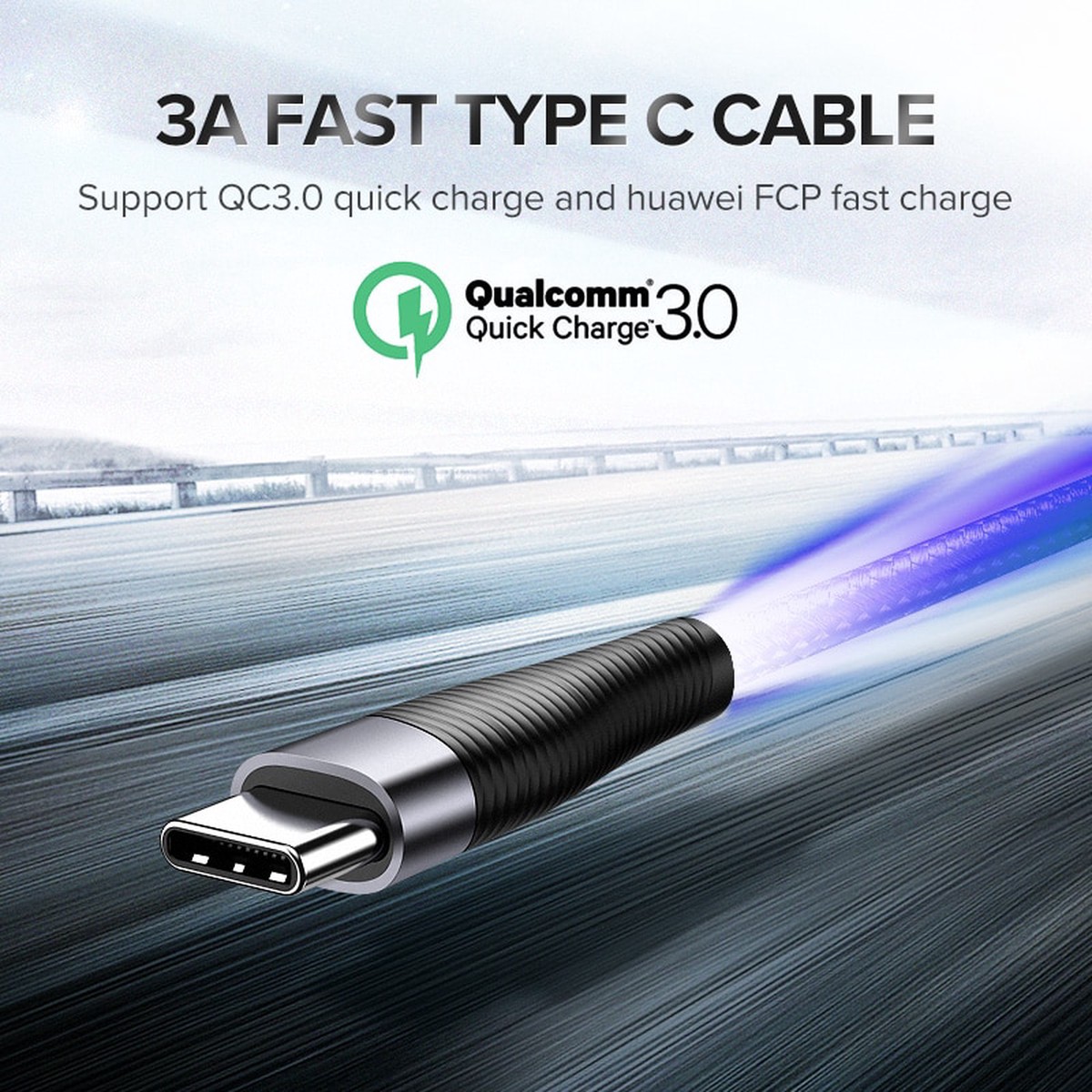 Fast-Charging Type C USB Cable