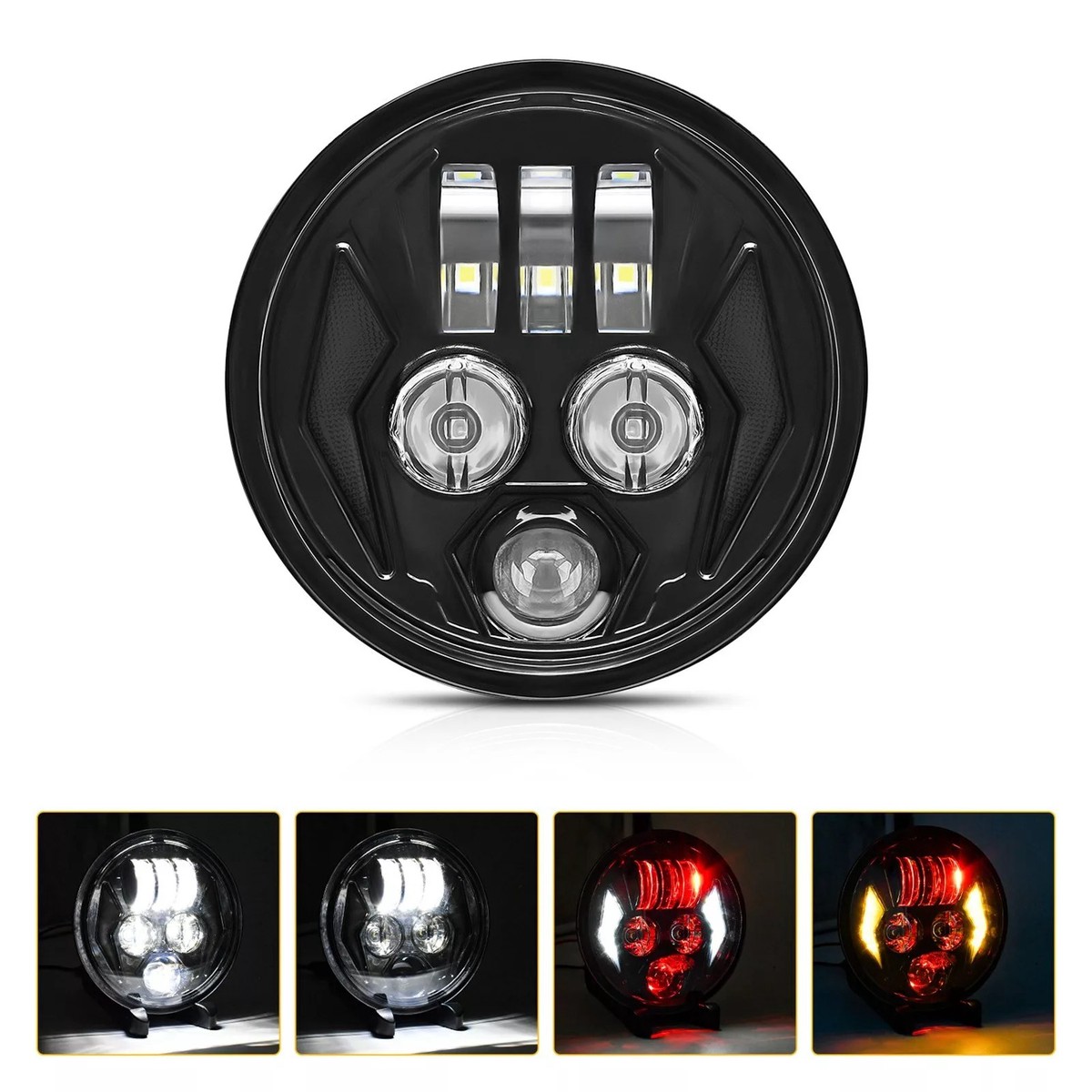 LED Motorcycle Headlight with Super Wide Angle 8211 Improves Night Driving Experience