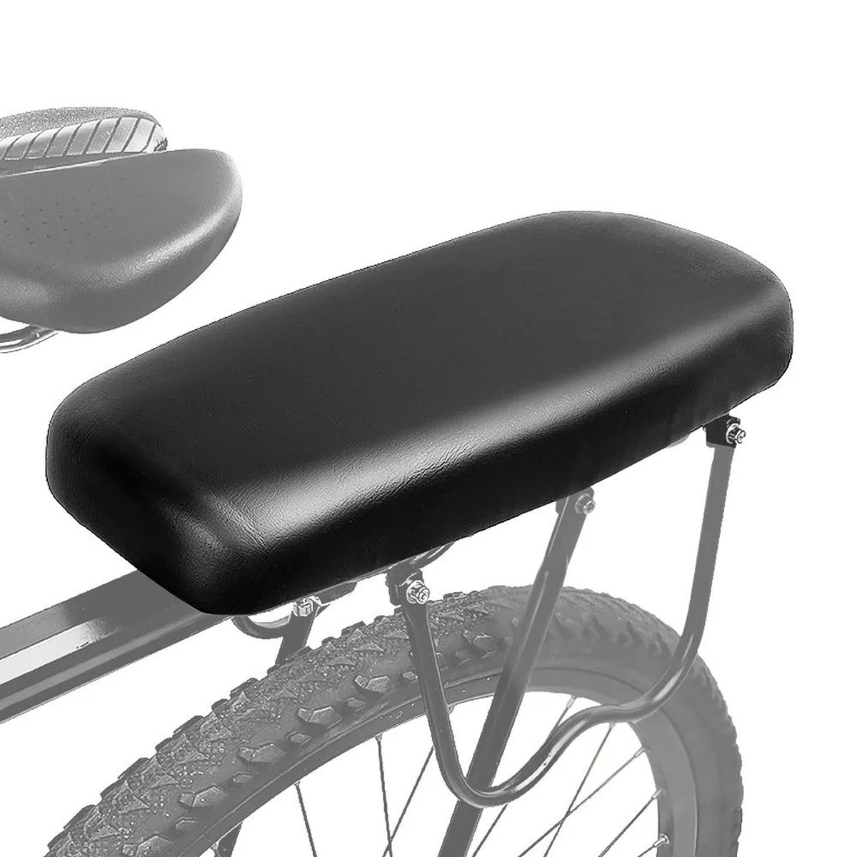 Soft PU Leather Cycling Back Seat 8211 Comfortable Mountain Bike Rear Cushion for Children