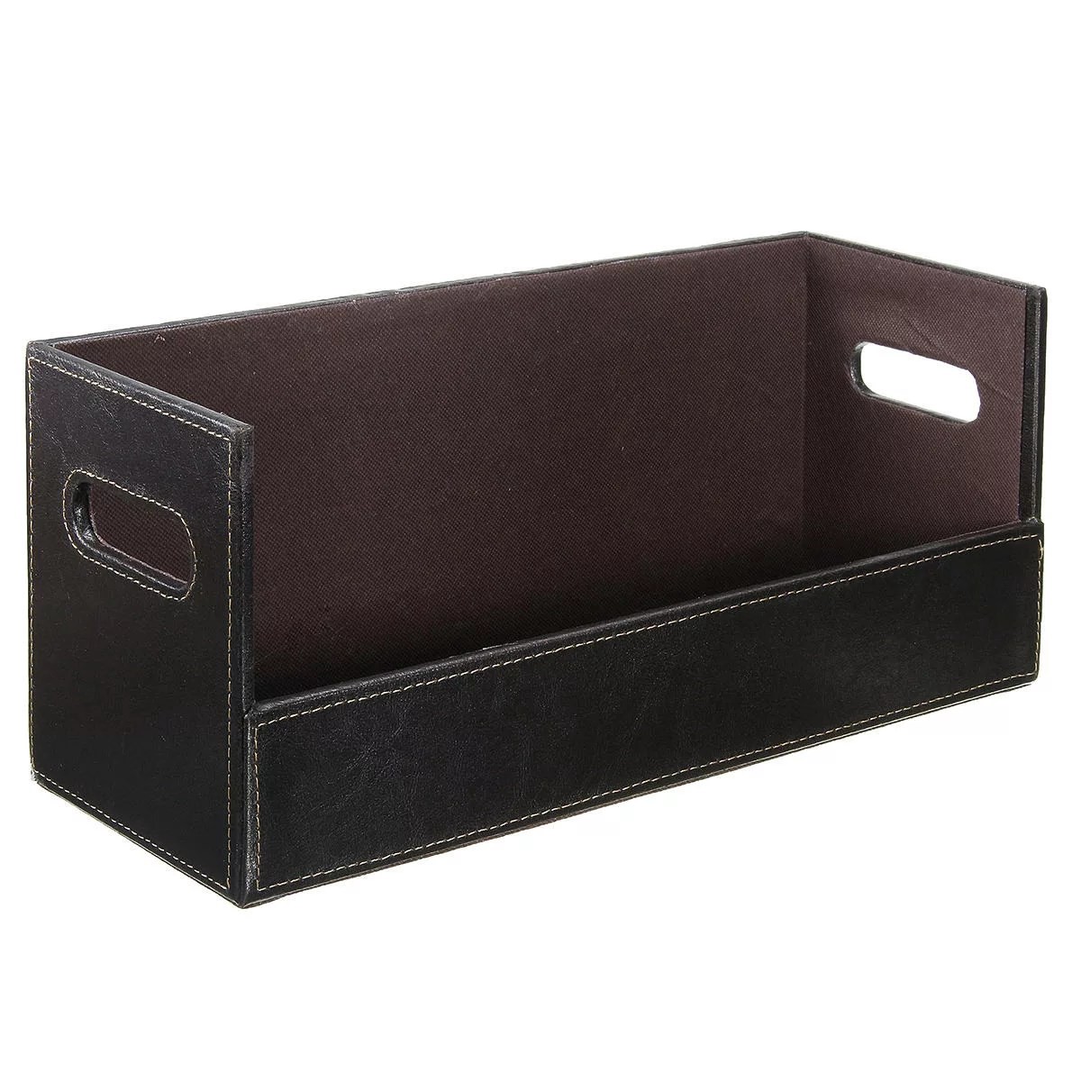 Space-Saving Stackable CDDVD Storage Box with Shelving Tray Organizer