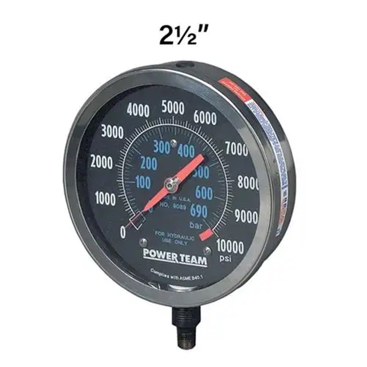 SPX 258243 10000 PSI Pressure Gauge