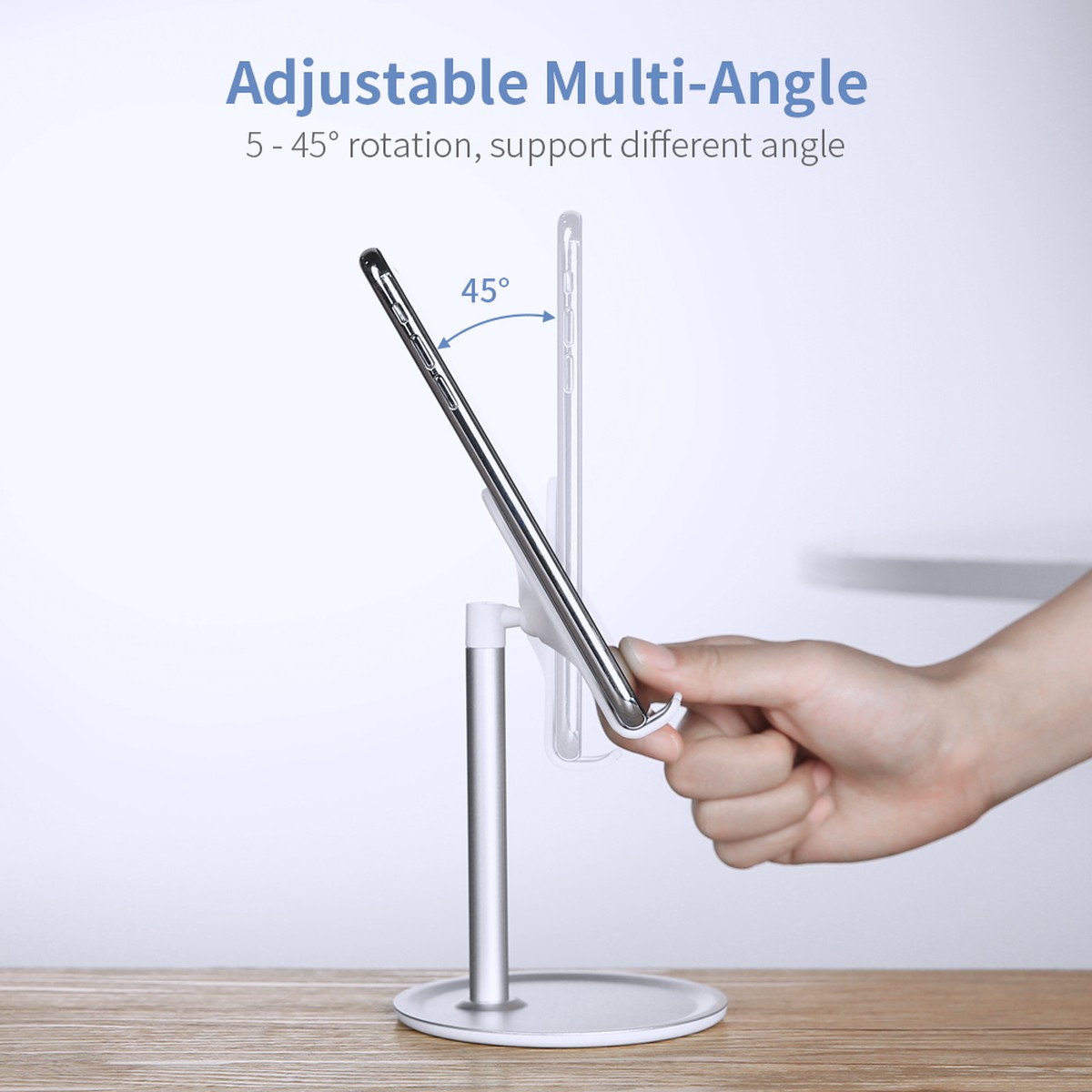 Universal Tablet Stand and Phone Holder Adjustable Portable and Durable