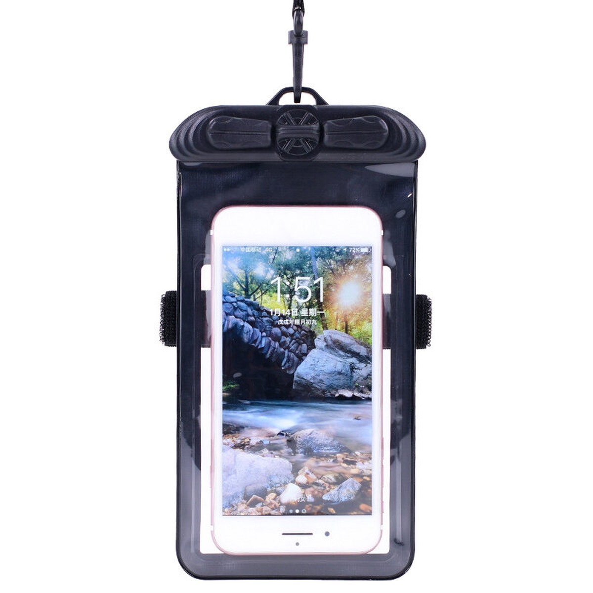 Waterproof Phone Pouch Tteoob T-35 Touch Screen Underwater Use Fits up to 648243 Phones