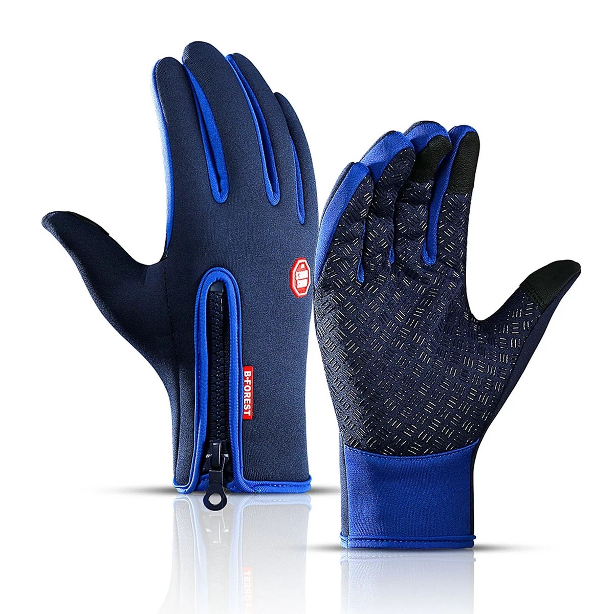 Waterproof Thermal Fleece Cycling Gloves Touchscreen Compatible for Skiing 038 Hiking