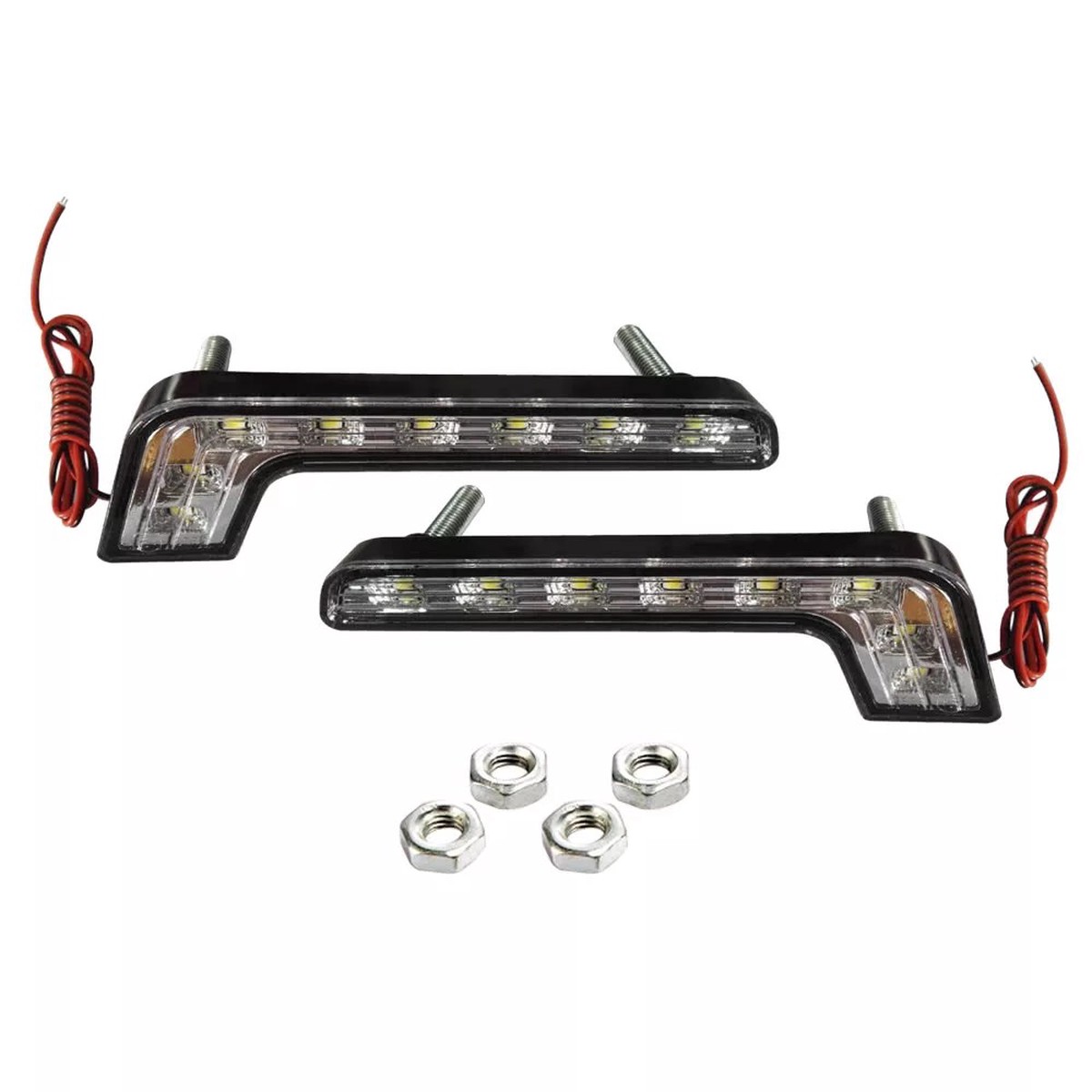 8-LED Car Daytime Running Light High-Intensity 038 Energy Efficient