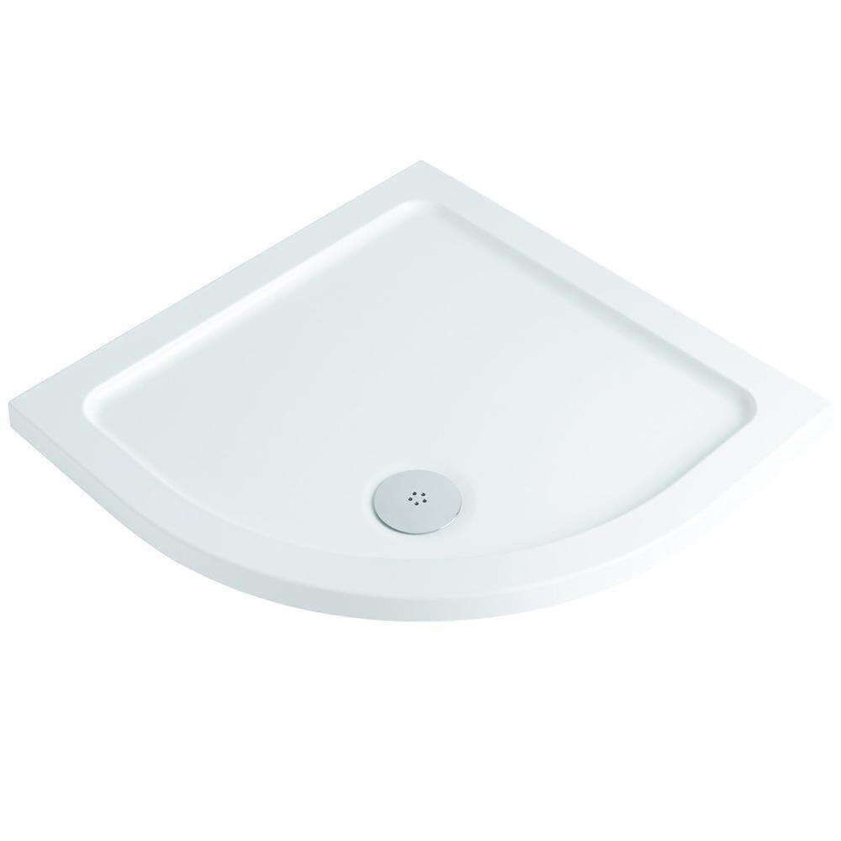 Celeste 45Mm Low Profile 900Mm X 900Mm Quadrant Shower Tray Waste - White - 40Mm