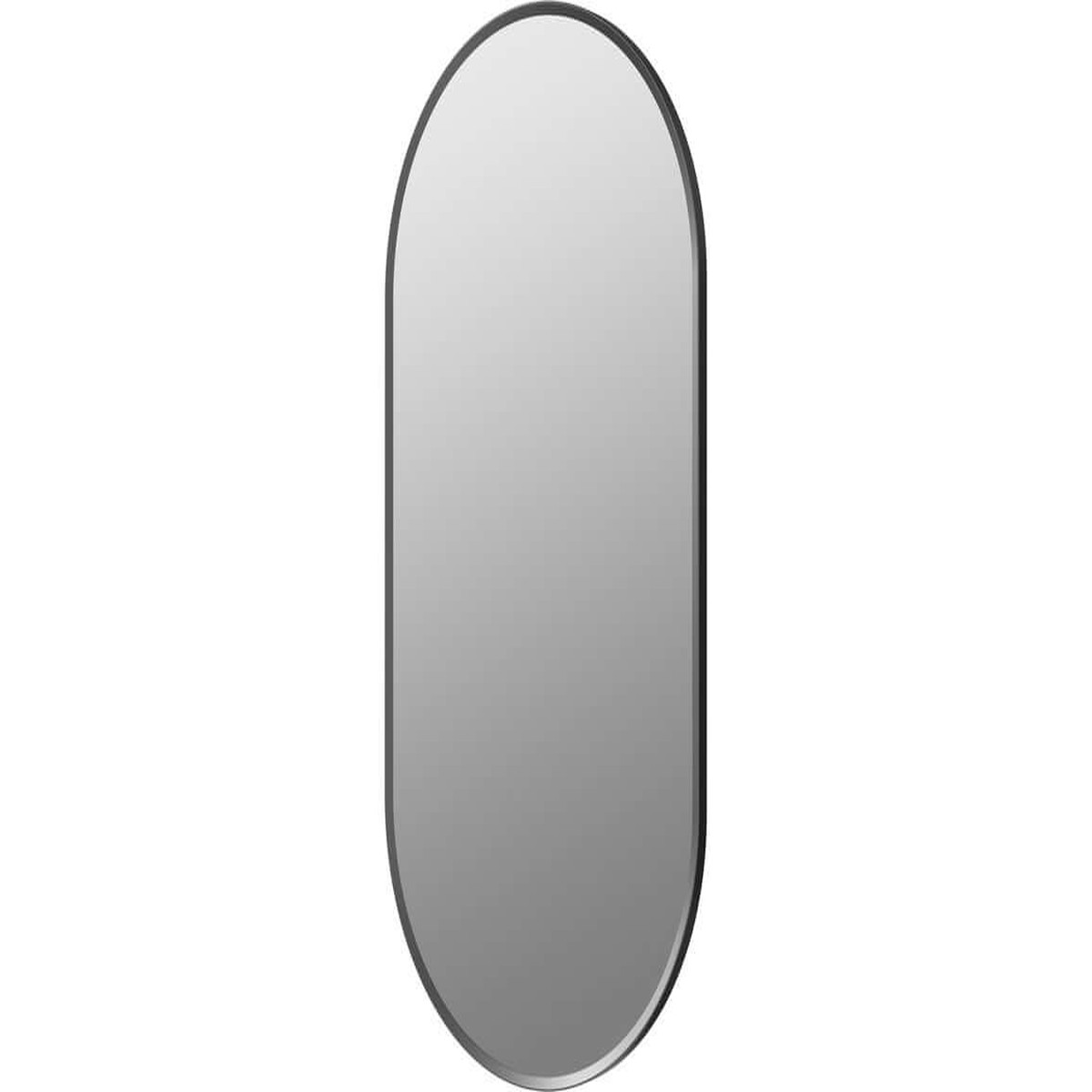 Celeste Genji 800Mm X 400Mm Oblong Bathroom Mirror - Matt Black