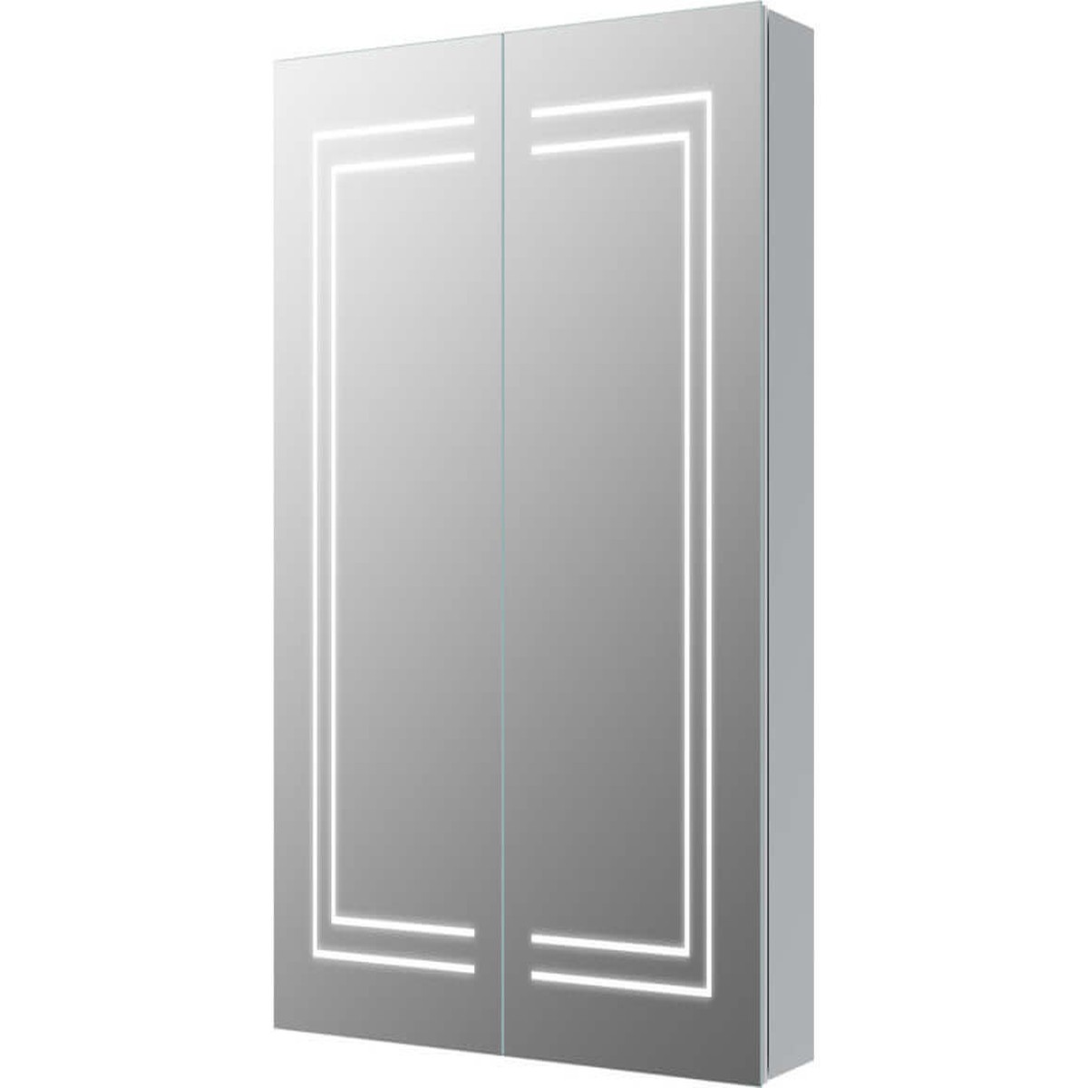 Celeste Julie 2 Door Front-Lit Led Bathroom Mirror Cabinet - 600Mm