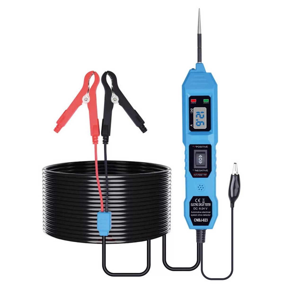 LED Automotive Circuit Tester with Voltage Display