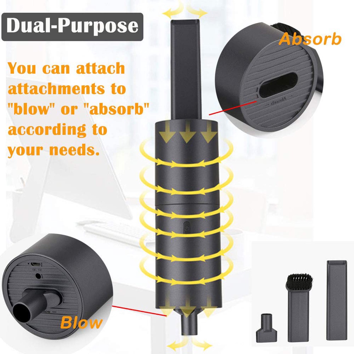 Portable Mini Handheld Vacuum Cleaner