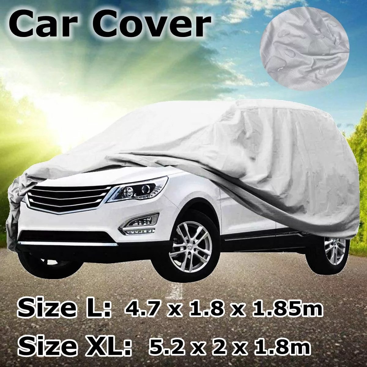 SUV Car Cover Waterproof UV Protection 8211 Resistant to Sun Rain Dust
