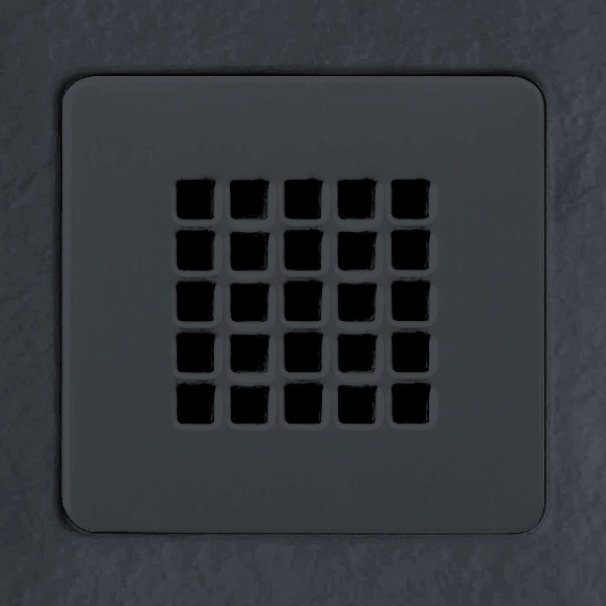 Tissino Giorgio2 Coloured Grate For Shower Tray - Black Slate
