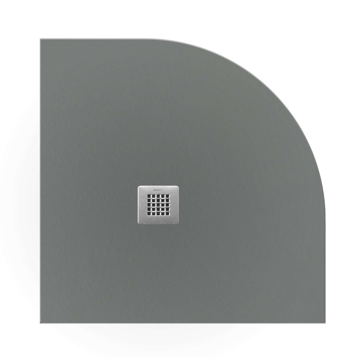 Tissino Giorgio2 Quadrant Offset Shower Tray - Left - Grey Slate - 1000Mm X 800Mm