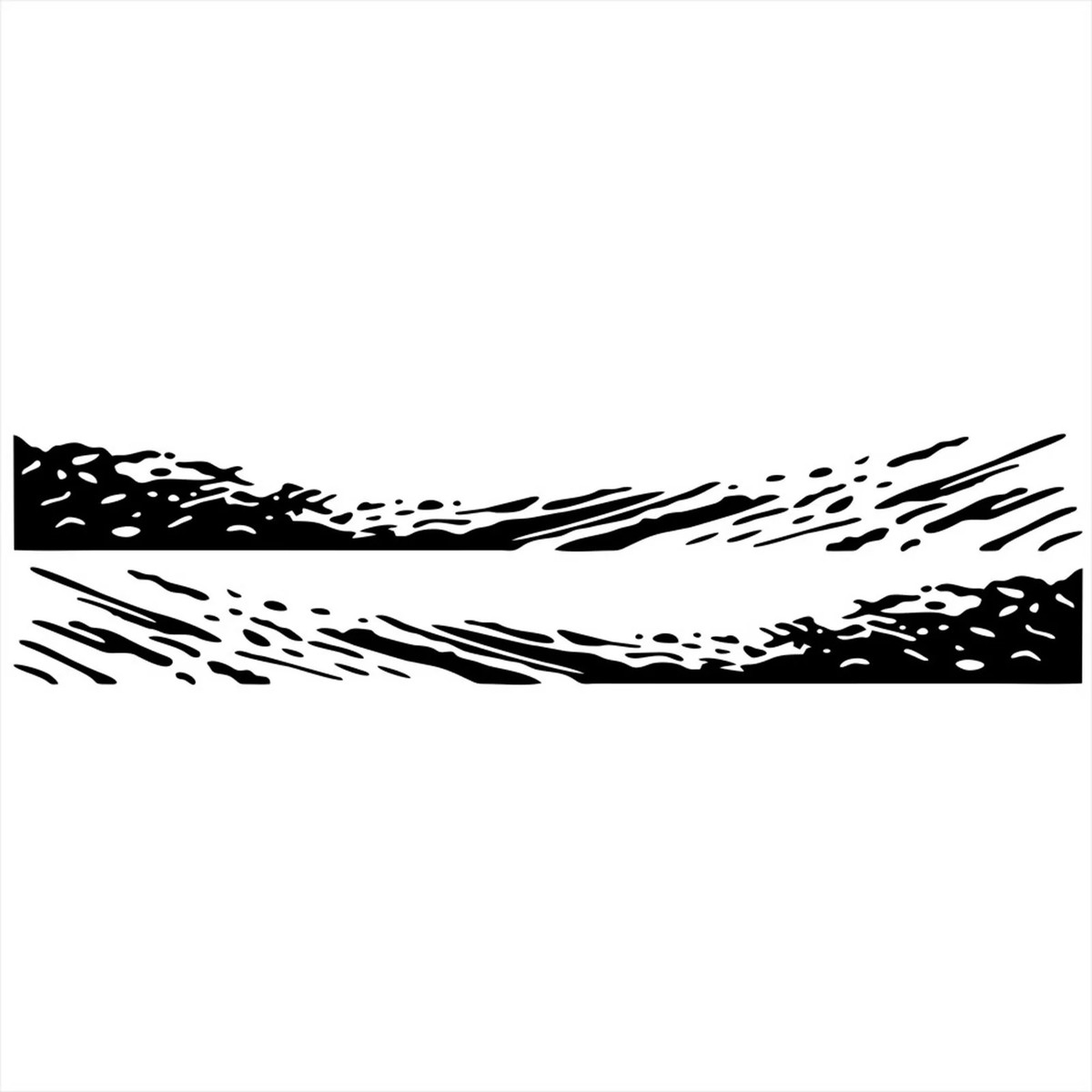 Vehicle Vinyl Decals 8211 Racing Stripes 038 Waves Car Body Graphics