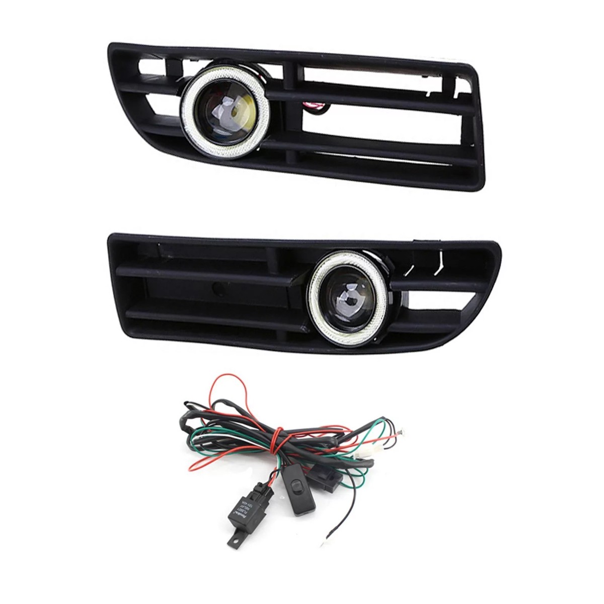 VW Jetta Bora Mk4 LED Fog Light and DRL Lamp Grille