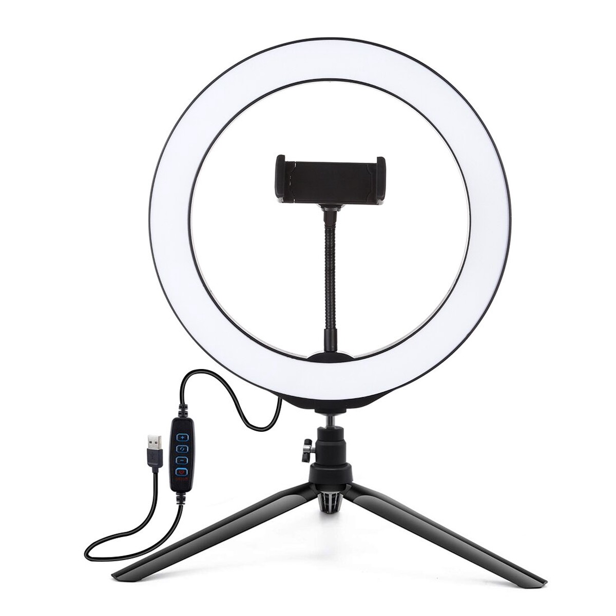 102-Inch PULUZ Dimmable LED Ring Light with Desktop Tripod 8211 Perfect for Photography and Vlogging