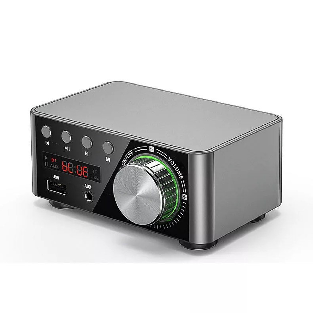 Bluetooth 50 HiFi Stereo Amplifier 8211 Supports USB TF Card RCA AUX