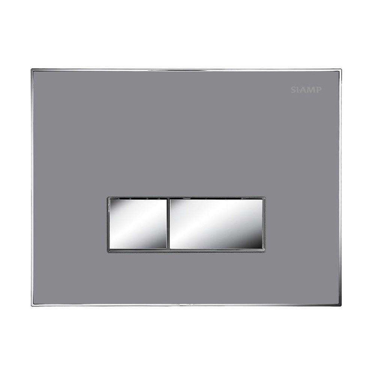 Celeste Ledger Flushplate (Square Buttons) - Flat Grey