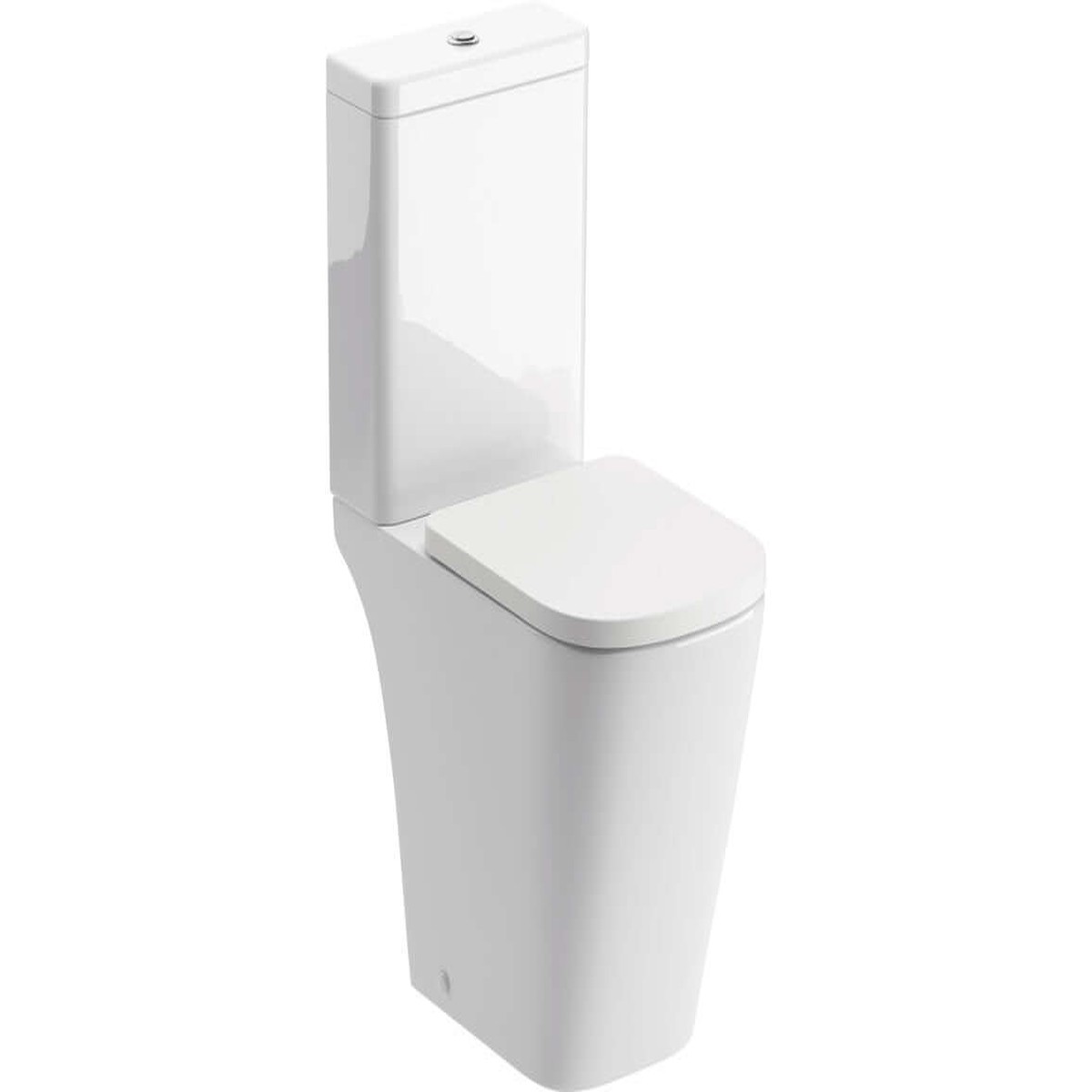 Celeste Tilly Rimless Close Coupled Part-Shrouded Short Projection Toilet Soft Close Seat