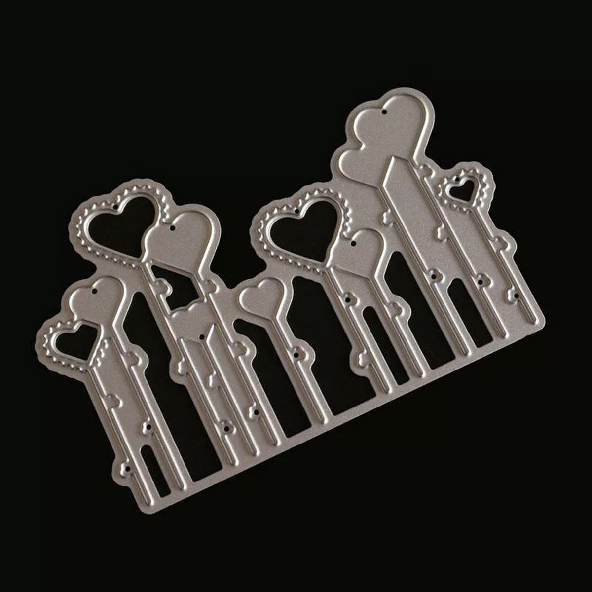 DIY Heart-Shaped Balloon Metal Dies for Scrapbooking