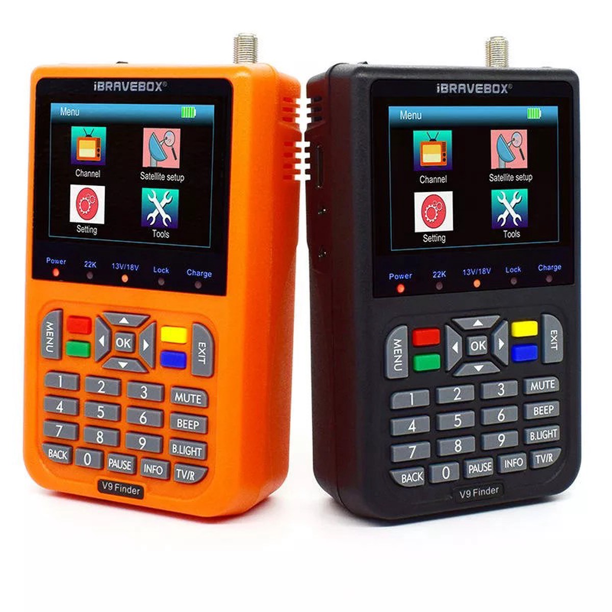 IBRAVEBOX V9 Finder Satellite TV Signal Receiver with LCD Screen