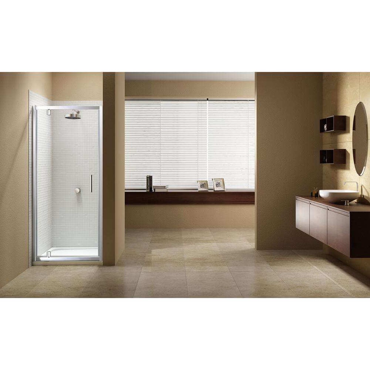 Merlyn Vivid Sublime Pivot Shower Door - 800Mm