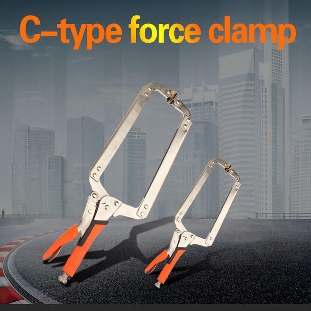 MYTEC Square Mouth Crimping Pliers C Type D-type Rubber Handle Woodworking Tool