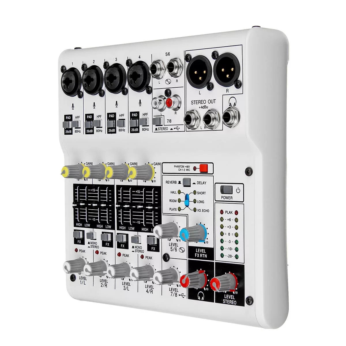 48V USB Audio Mixer Console 8211 Perfect for Family KTV and Meetings