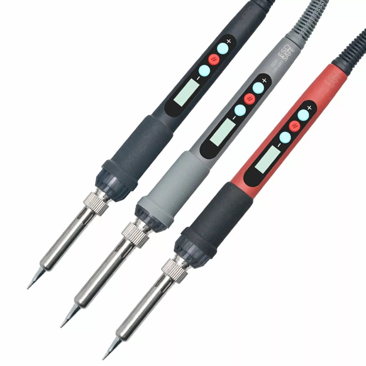 60W Woodwork Pen Set 8211 Electric Solder Iron Burner Kit with LCD