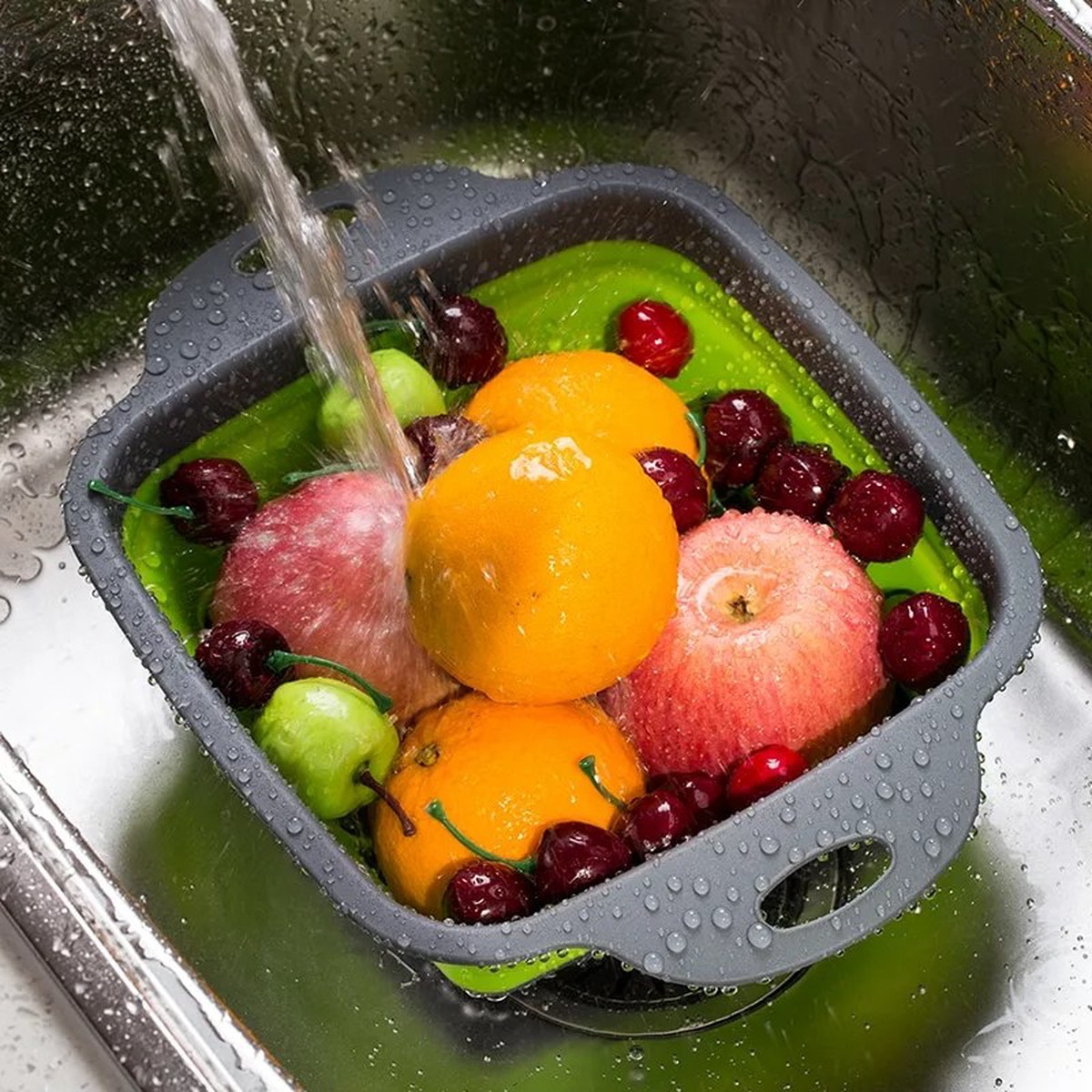 Collapsible Kitchen Colander Set