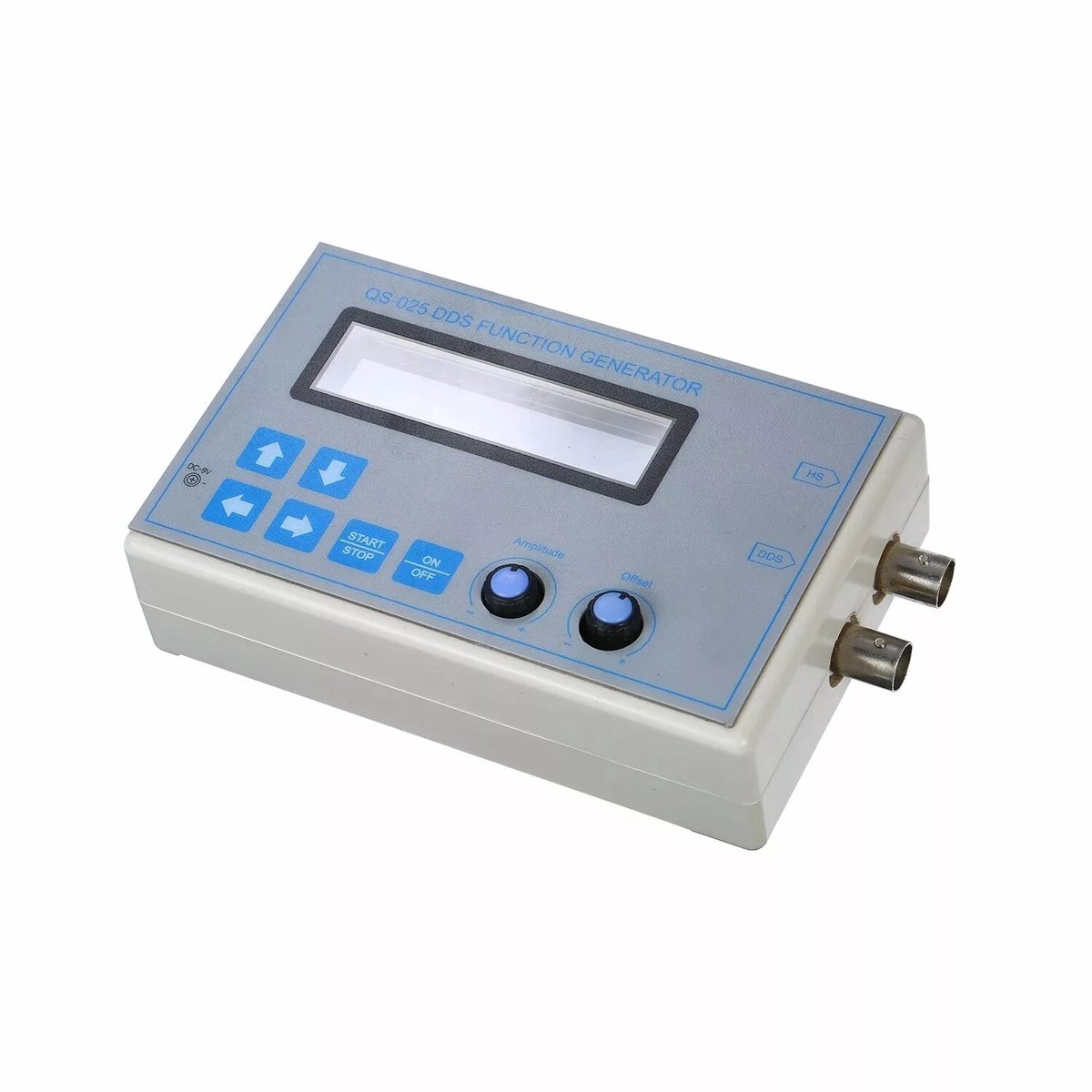 DDS Function Signal Generator LCD Display USB Cable DC9V Sine Square Triangle Sawtooth Wave