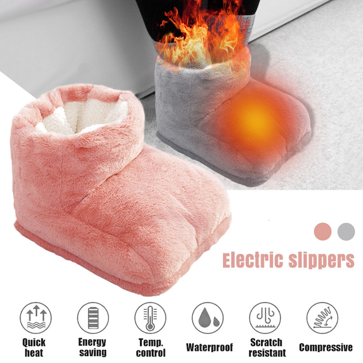 Foot Warming Pad 8211 Heated Slippers for Cozy and Comfortable Feet