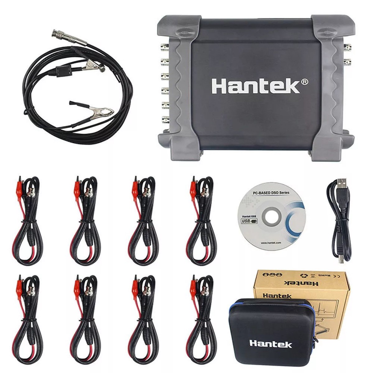 Hantek 1008C Automotive Oscilloscope 8211 8 Channels with Programmable Generator