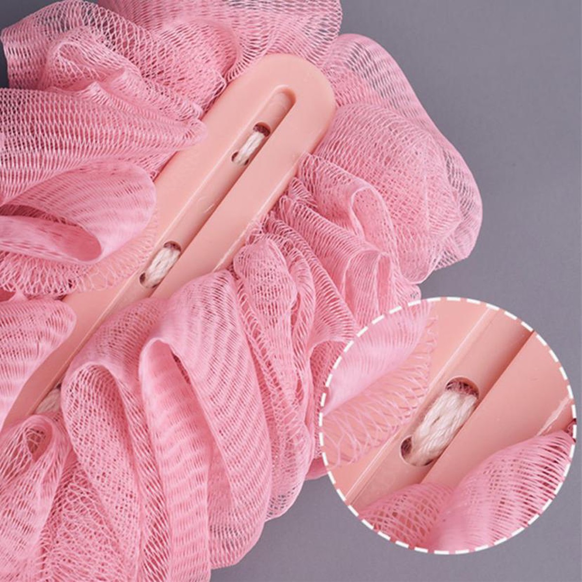 Soft Mesh Plastic Bath Scrub Brush