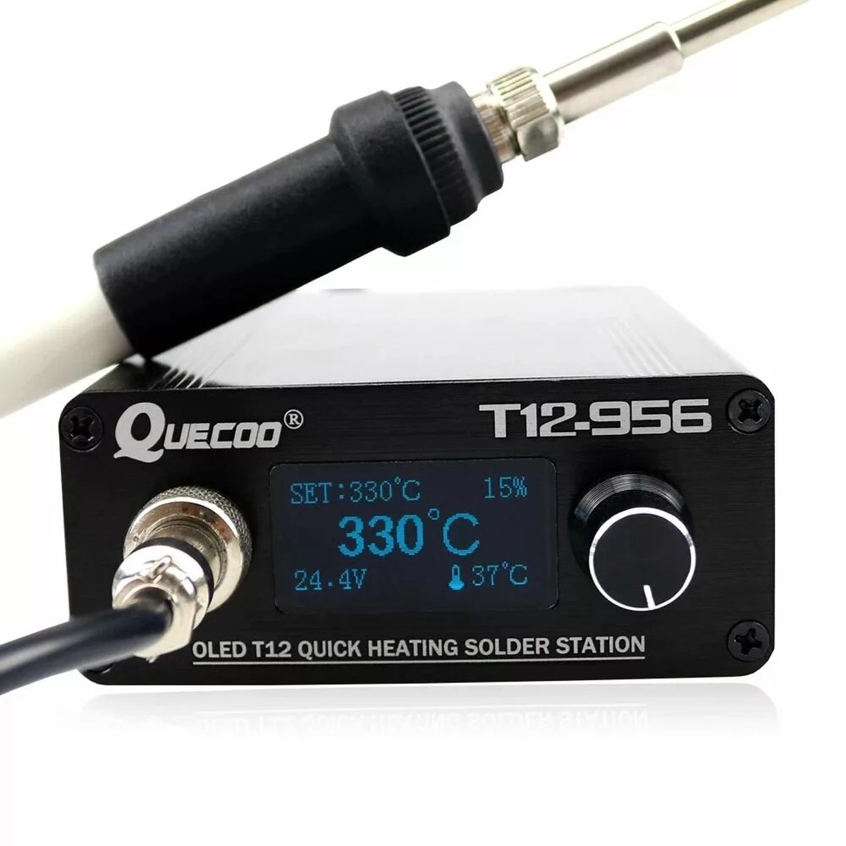 STC T12-956 OLED Panel Soldering Station with 907 Handle