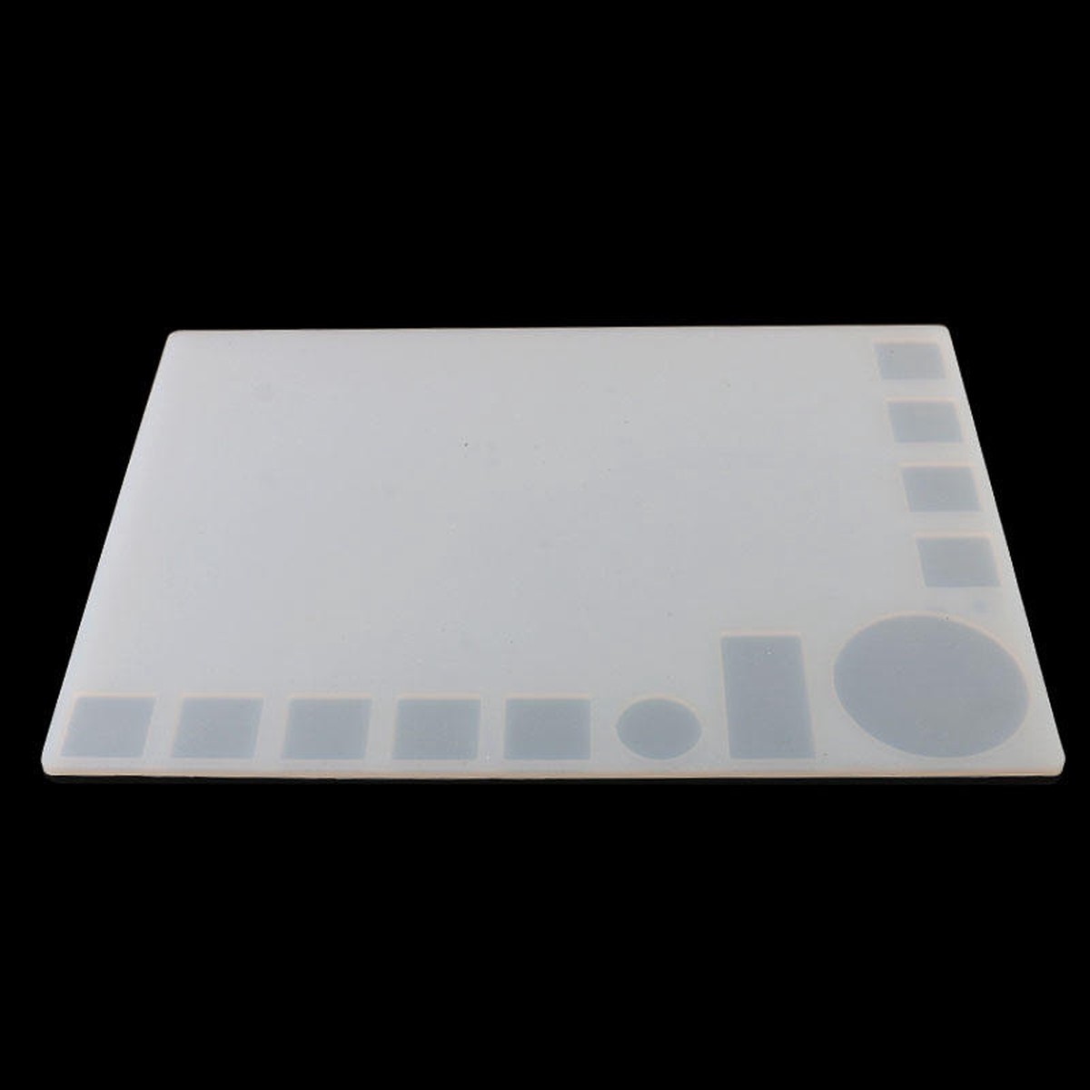 Transparent Heat-Resistant Silicone Desk Mat for Maintenance