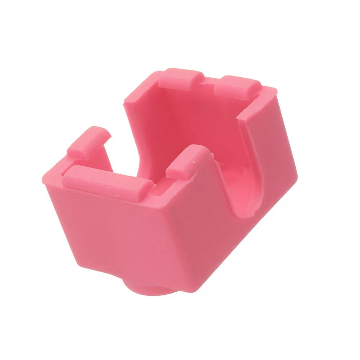 3-Piece Universal 3D Printer Hotend Block Insulation Socks in Pink Silicone