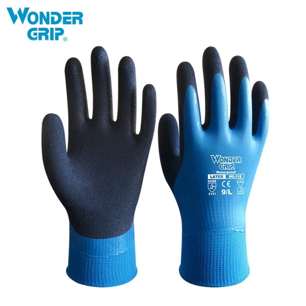 Latex Double-Layered Work Gloves 8211 Coldproof for Gardening and Fishing with Wonder Grip