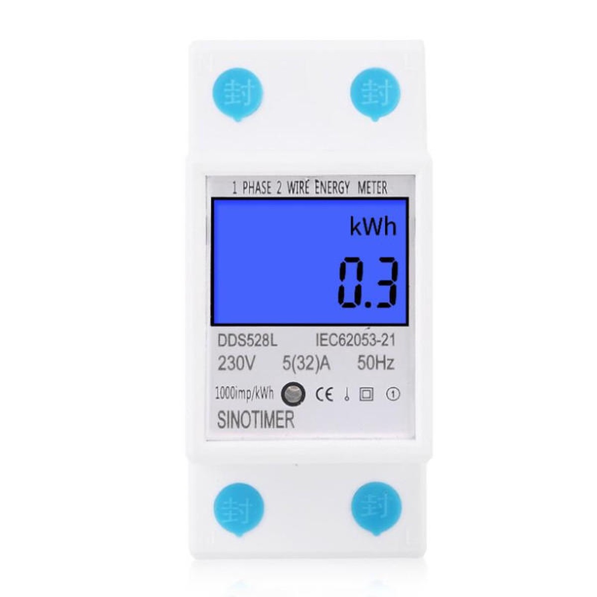 LCD Digital Energy Meter 8211 Single Phase Backlit Suitable for 230V110V