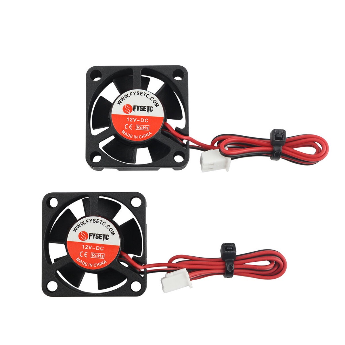 2-Pack 3010 Brushless Cooling Fan 30x30x10mm DC 12V for 3D Printer Components