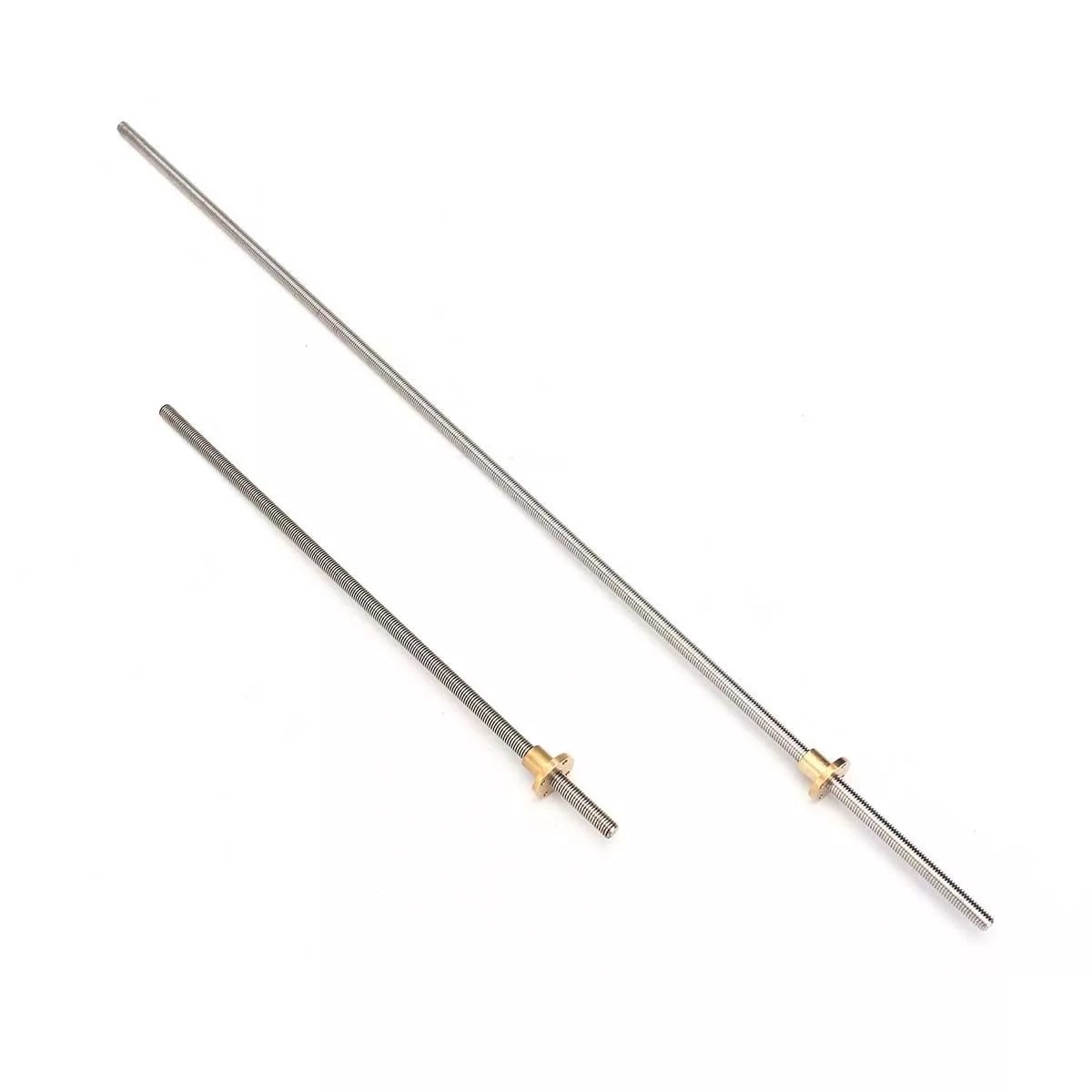 T12 Trapezoidal ACME Lead Screw with Copper Nut for 3D Printer Stepper Motor 5001000mm