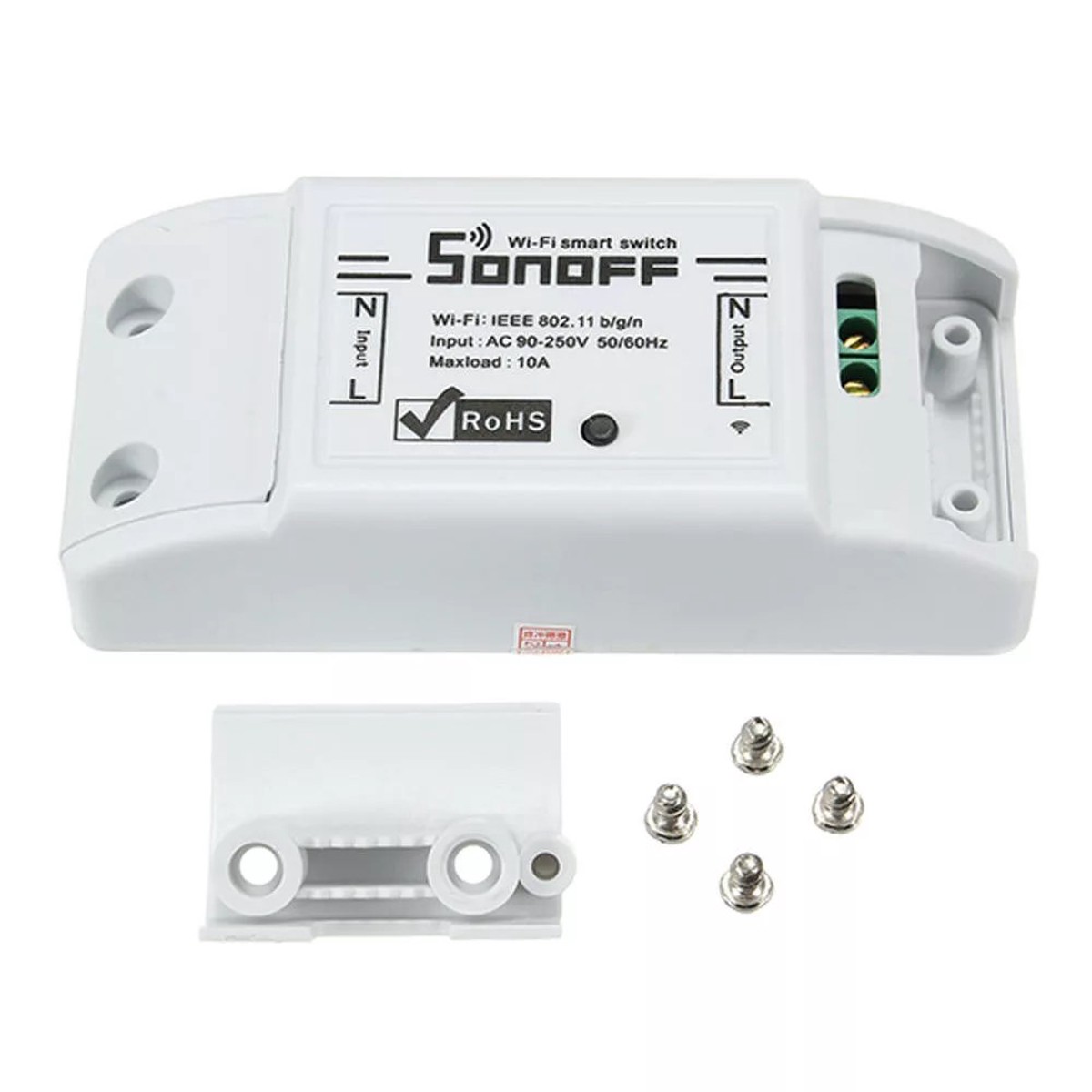 2-Pack SONOFF Basic WIFI Smart Switch Compatible with Alexa and Google Home