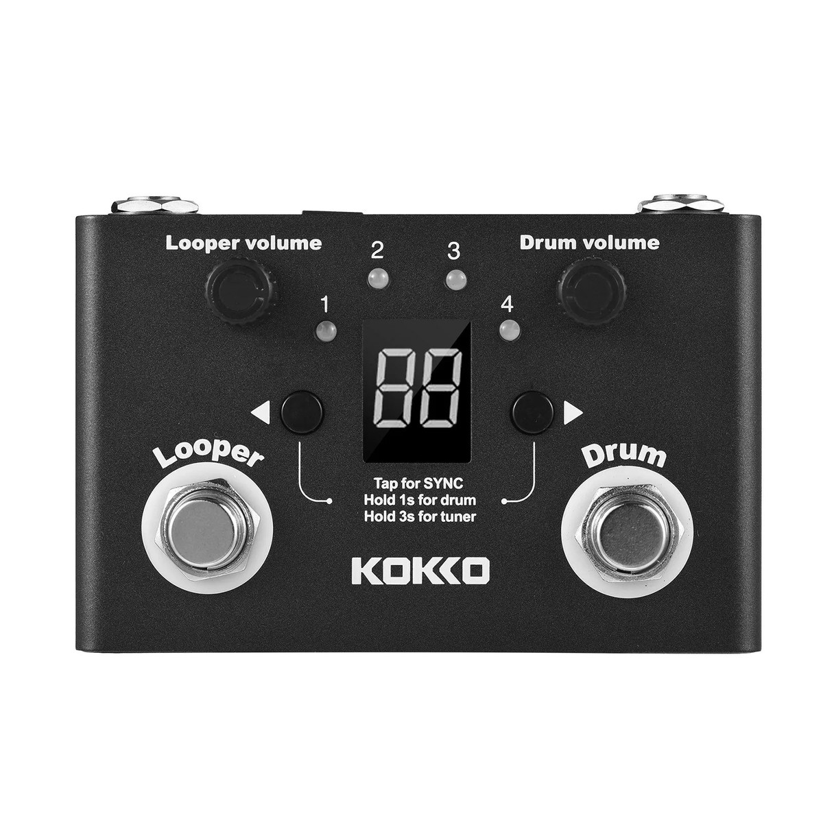 KOKKO Multifunctional Drum with Looper Effect Pedal and Tuner