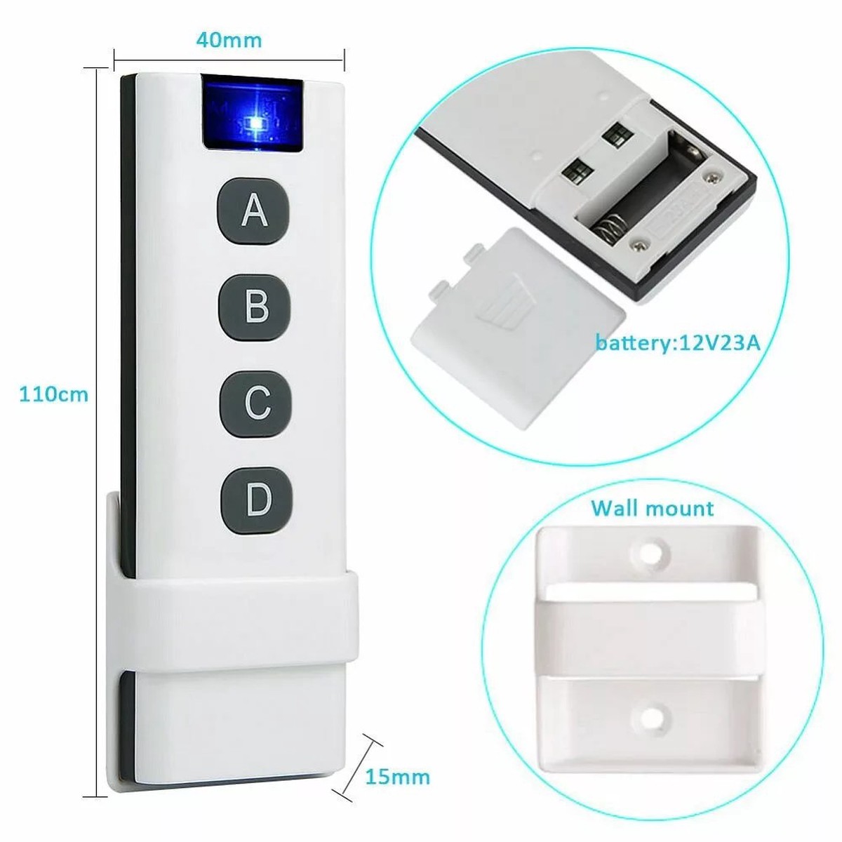KTNNKG 4PCS Single-Channel Receiver with Voltage Output 8211 Remote Control Switch Module