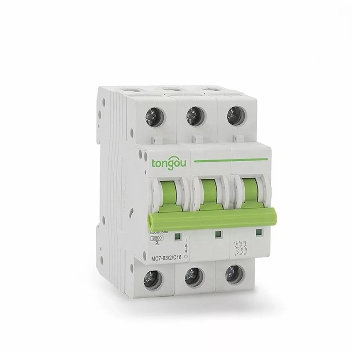 Tongou 3P Miniature Circuit Breaker Suitable for Various Voltages