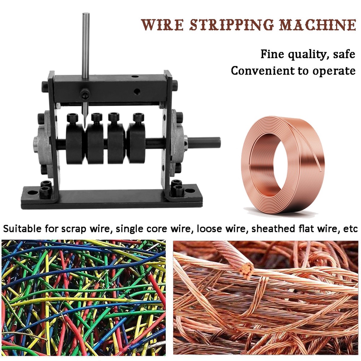Efficient Handheld Wire Stripping Machine Tool for Precision Stripping