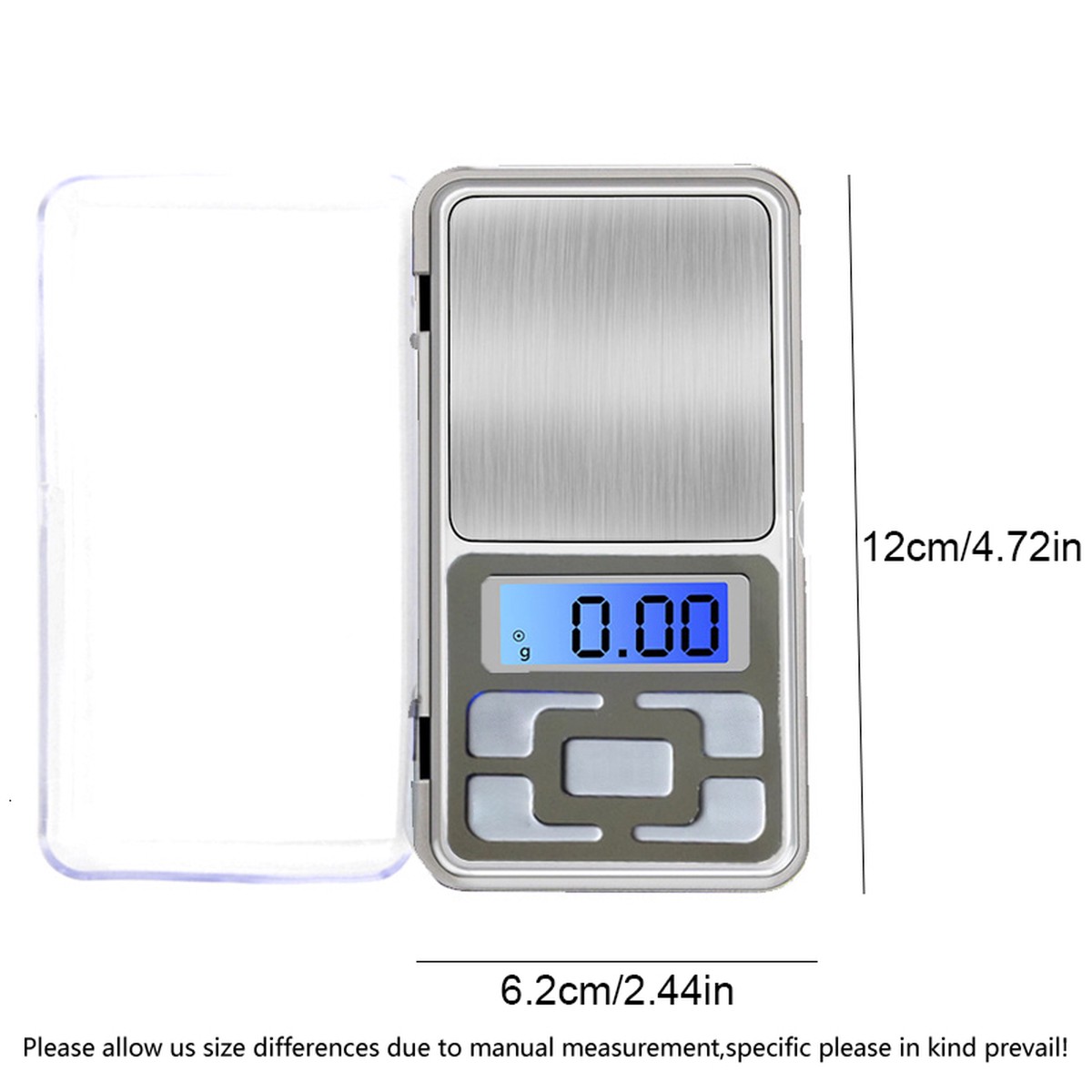 Compact Digital Mini Scale with Protective Cover 8211 Pocket Size