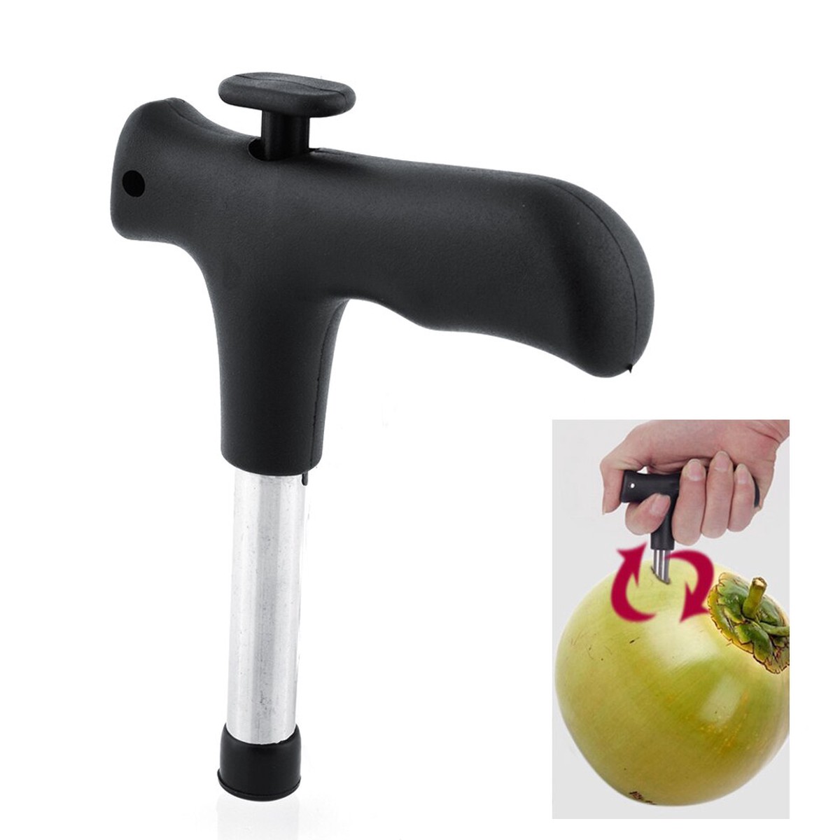Drilling Stick Coconut Opener